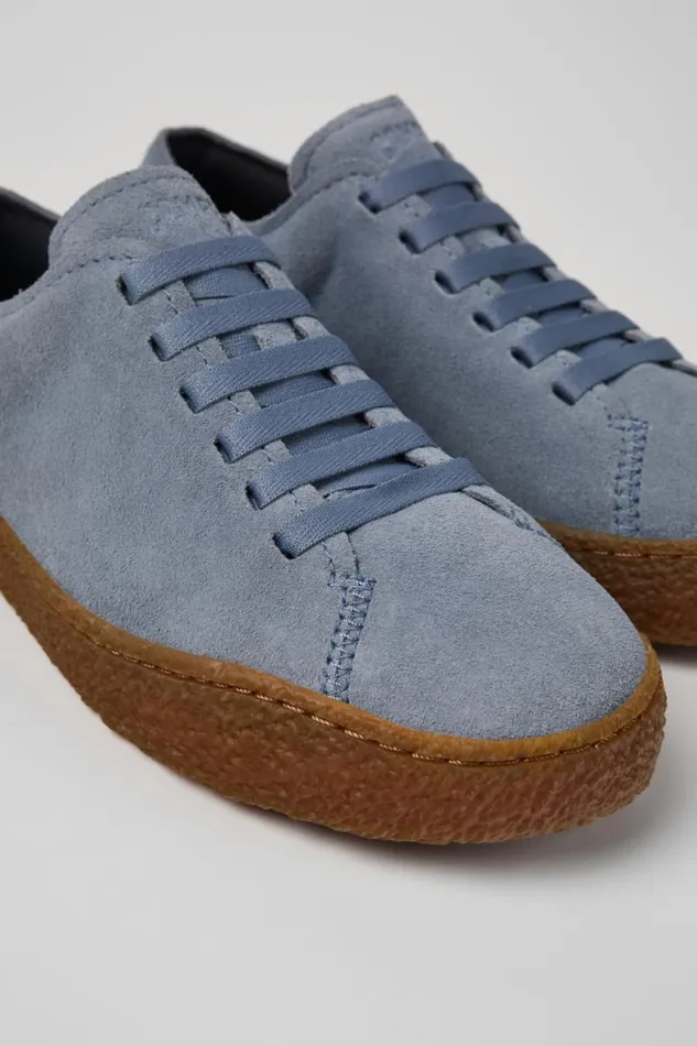 Women Camper Sneakers Peu Terreno Gray Nubuck Sneakers