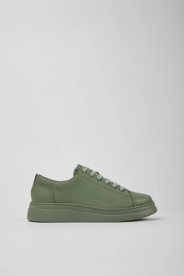 Women Camper Sneakers Runner Up Green Leather Sneakers Women Camper Sneakers Runner Up Green Leather Sneakers