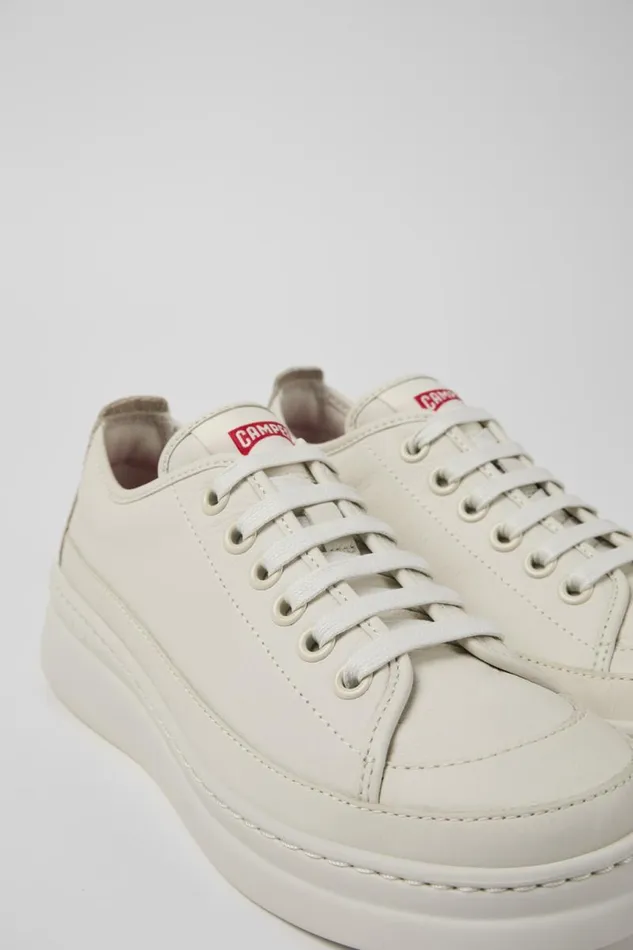Women Camper Sneakers Runner Up White Leather Sneakers