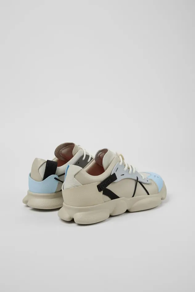 Women Camper Sneakers Twins Multicolored Leather And Textile Sneakers