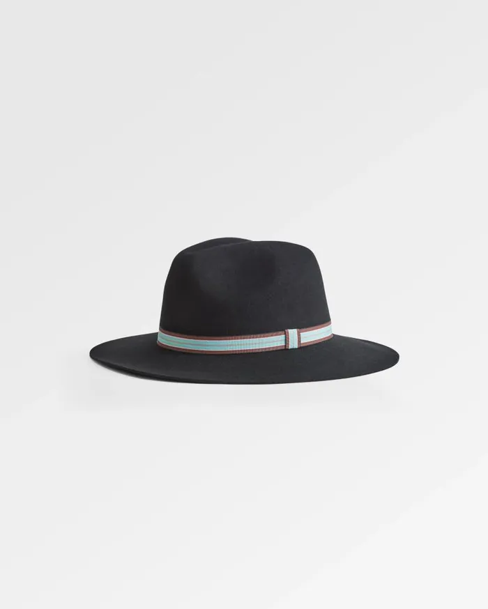 Women Caps and Hats Passenger Outback Fedora New Black Black