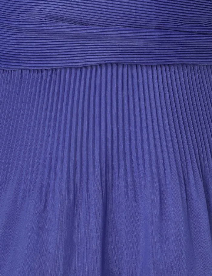Women Clothing Zimmermann Pleated Mini Dress Lapis
