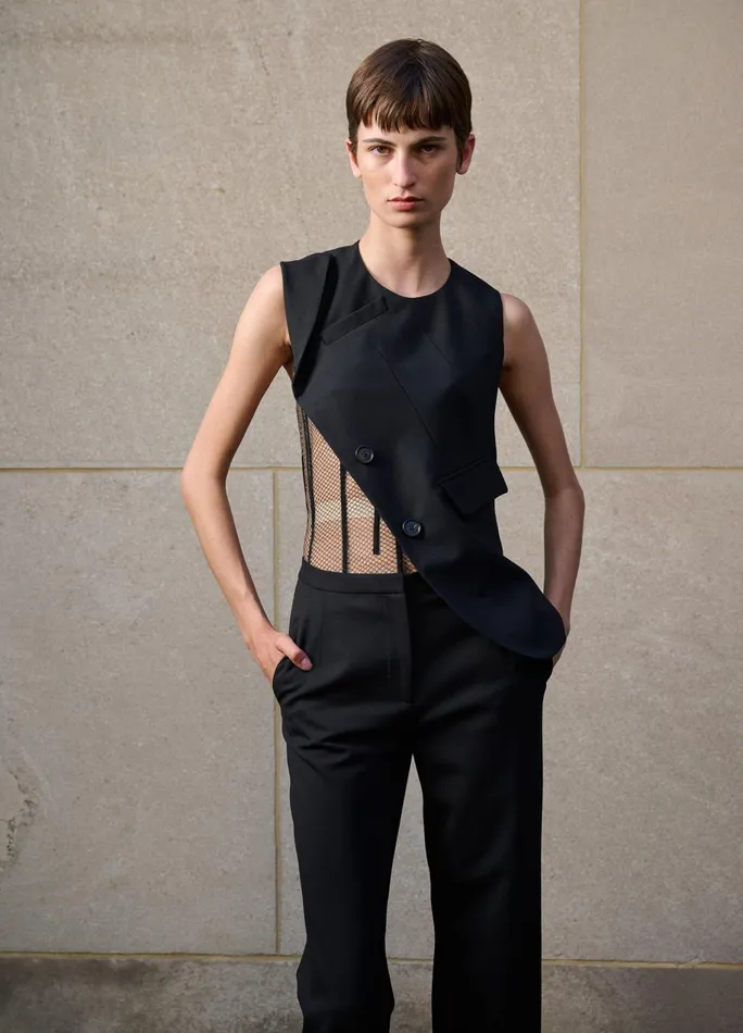 Women Deconstructed Tailored Top MONSE Tops