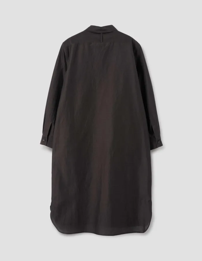 Women Double Pocket Dress Warm Brown Margaret Howell Dresses