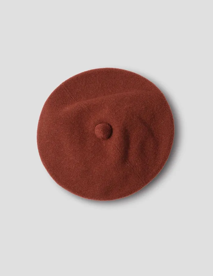 Women Felted Pom Pom Beret Harissa Margaret Howell Hats