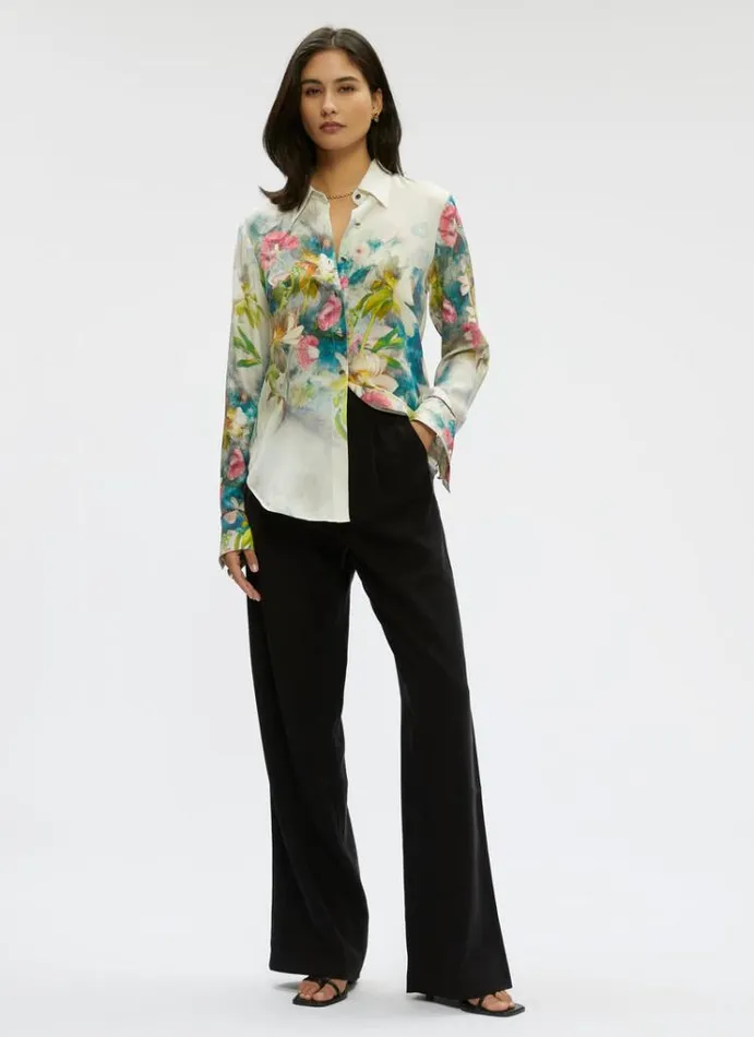Women GABRIELA LONG SLEEVE SHIRT Multi Robert Graham Tops