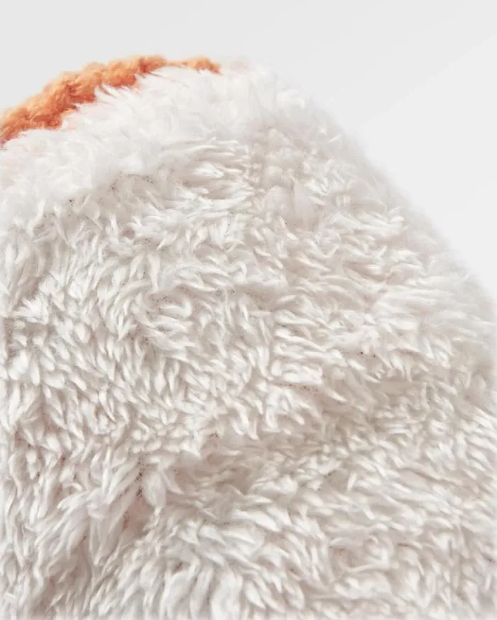Women Gloves Passenger Lily Recycled Fleece Lined Fingerless Mittens Apricot Apricot
