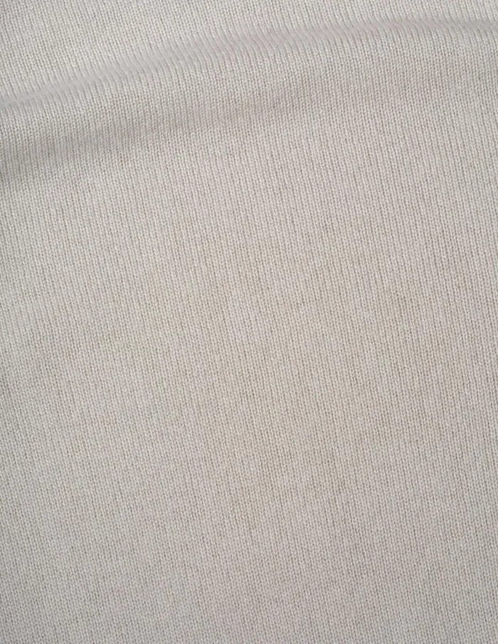 Women High Ribbed Polo Neck Ecru Margaret Howell Knitwear