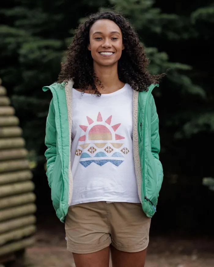 Women Jackets Passenger Earthy Recycled Sherpa Lined Insulated Jacket Green Spruce Green Spruce