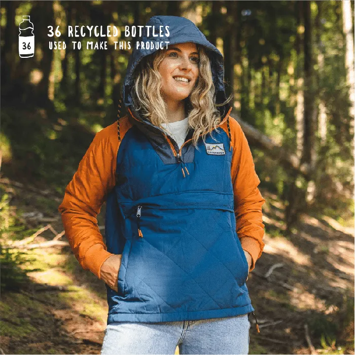 Women Jackets Passenger Ocean Recycled Insulated 12 Zip Jacket Ensign Blue Ensign Blue
