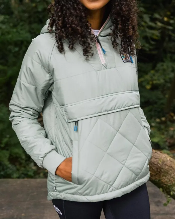 Women Jackets Passenger Ocean Recycled Insulated 12 Zip Jacket Pistachio Pistachio