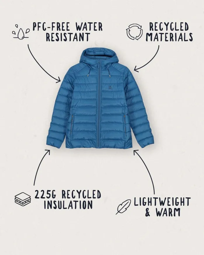 Women Jackets Passenger Pow Recycled Insulated Jacket Blue Steel Blue Steel