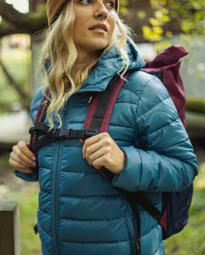 Women Jackets Passenger Pow Recycled Insulated Jacket Blue Steel Blue Steel