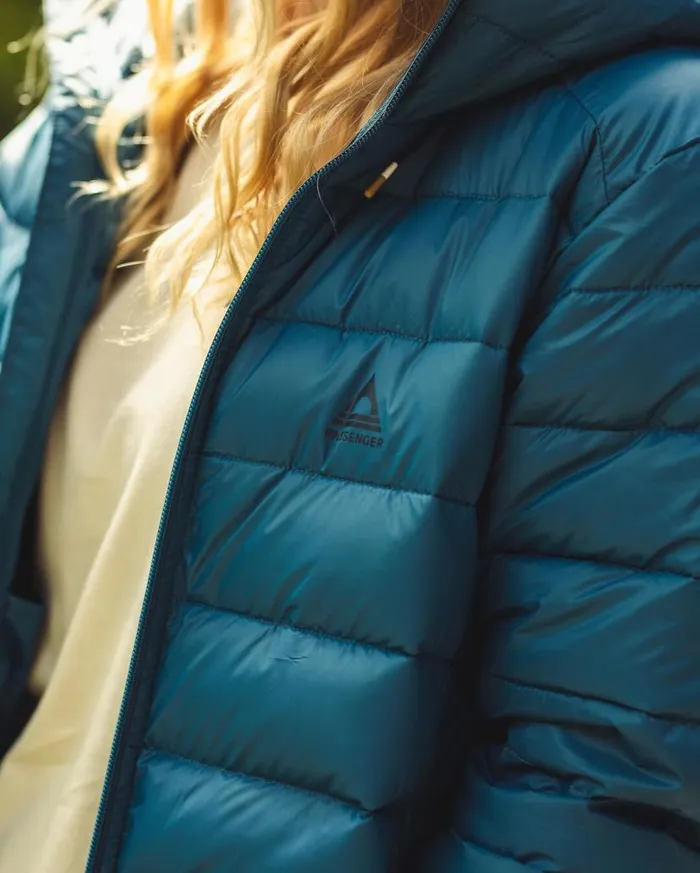 Women Jackets Passenger Pow Recycled Insulated Jacket Blue Steel Blue Steel