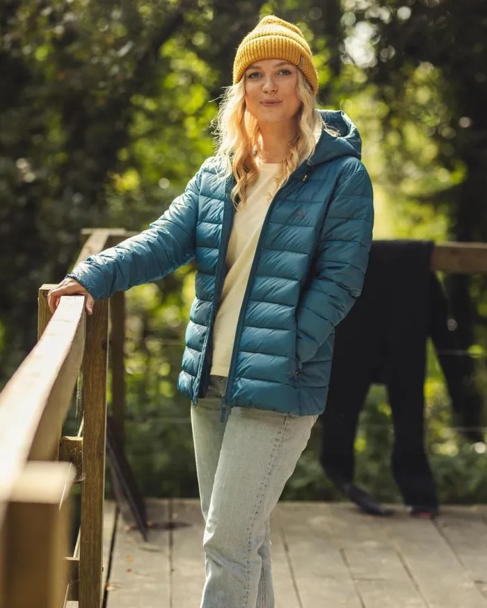 Women Jackets Passenger Pow Recycled Insulated Jacket Blue Steel Blue Steel