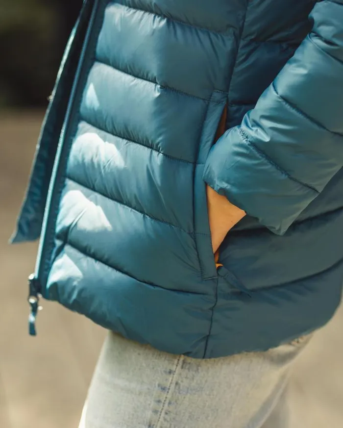 Women Jackets Passenger Pow Recycled Insulated Jacket Blue Steel Blue Steel