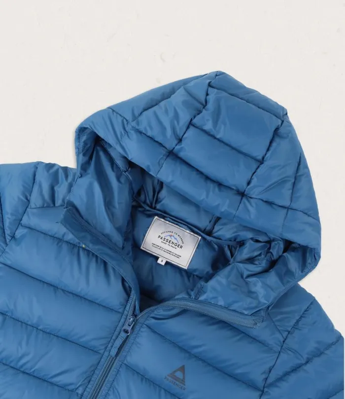 Women Jackets Passenger Pow Recycled Insulated Jacket Blue Steel Blue Steel