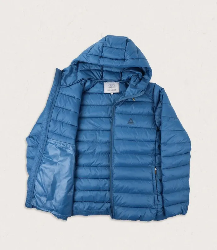Women Jackets Passenger Pow Recycled Insulated Jacket Blue Steel Blue Steel