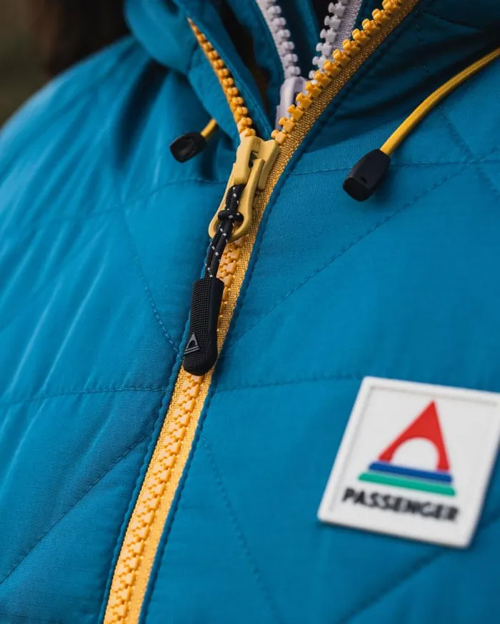 Women Jackets Passenger Singletrack Recycled Thermore Insulated Jacket Corsair Blue Jungle Green Corsair Blue Jungle Green