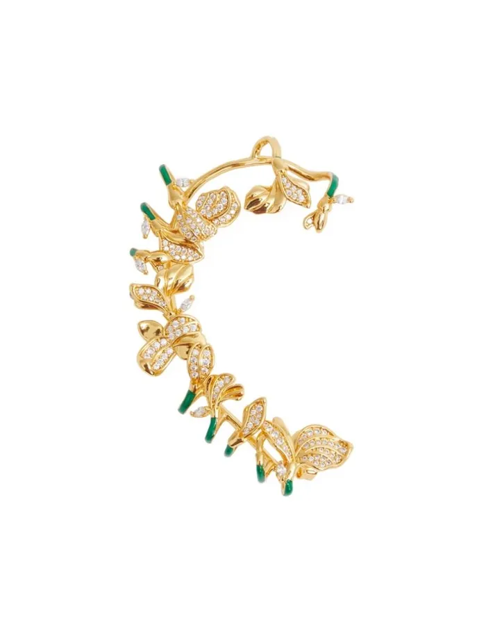 Women Jewellery Zimmermann Small Floral Ear Cuff Gold