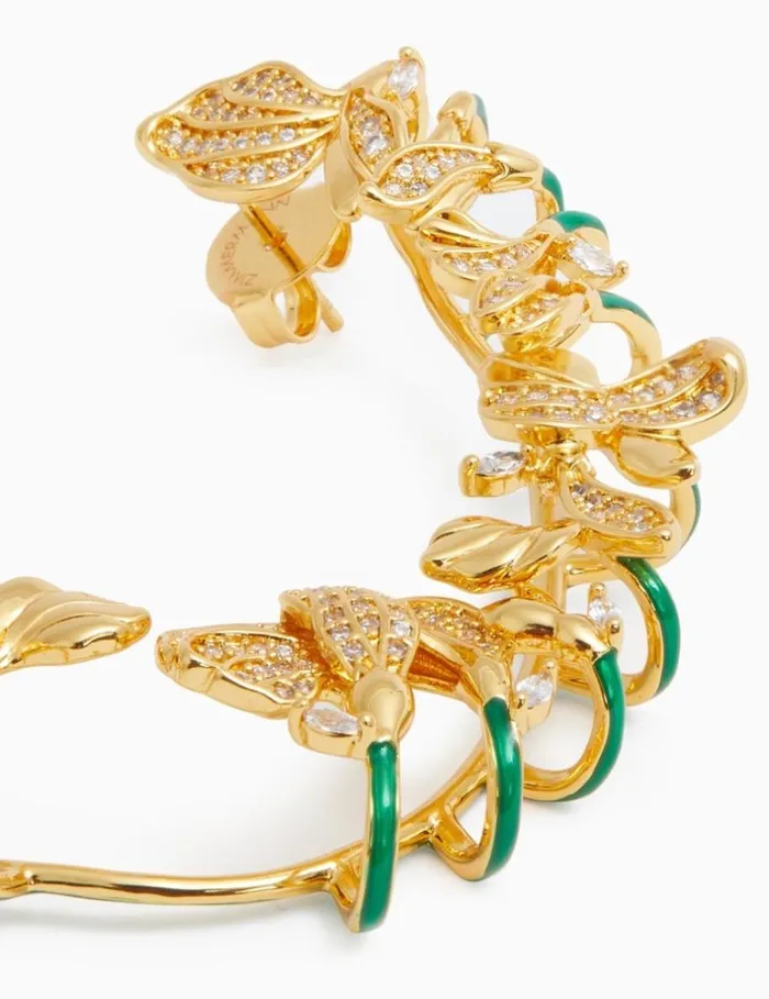 Women Jewellery Zimmermann Small Floral Ear Cuff Gold