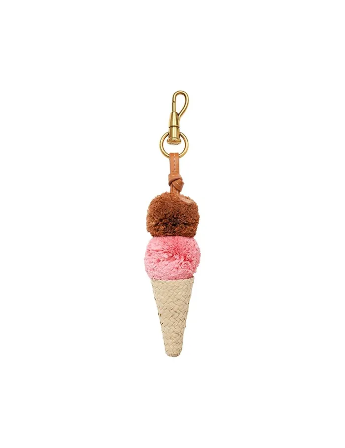 Women Keychains and Charms Zimmermann Ice Cream Bag Charm Natural