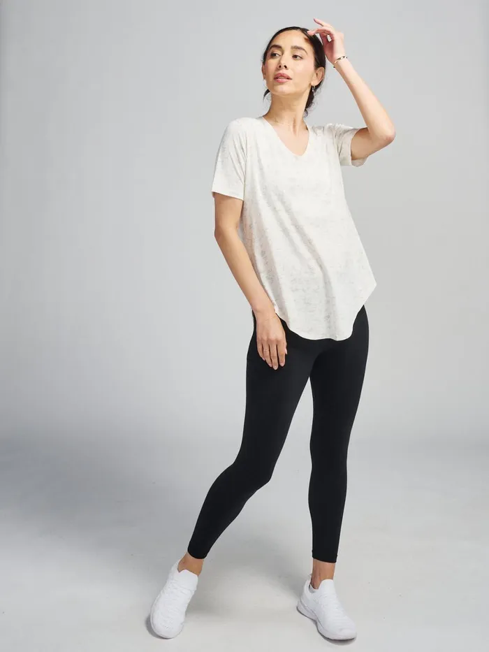 Women Longline TShirt Tasc Performance Short Sleeve TShirts Polos