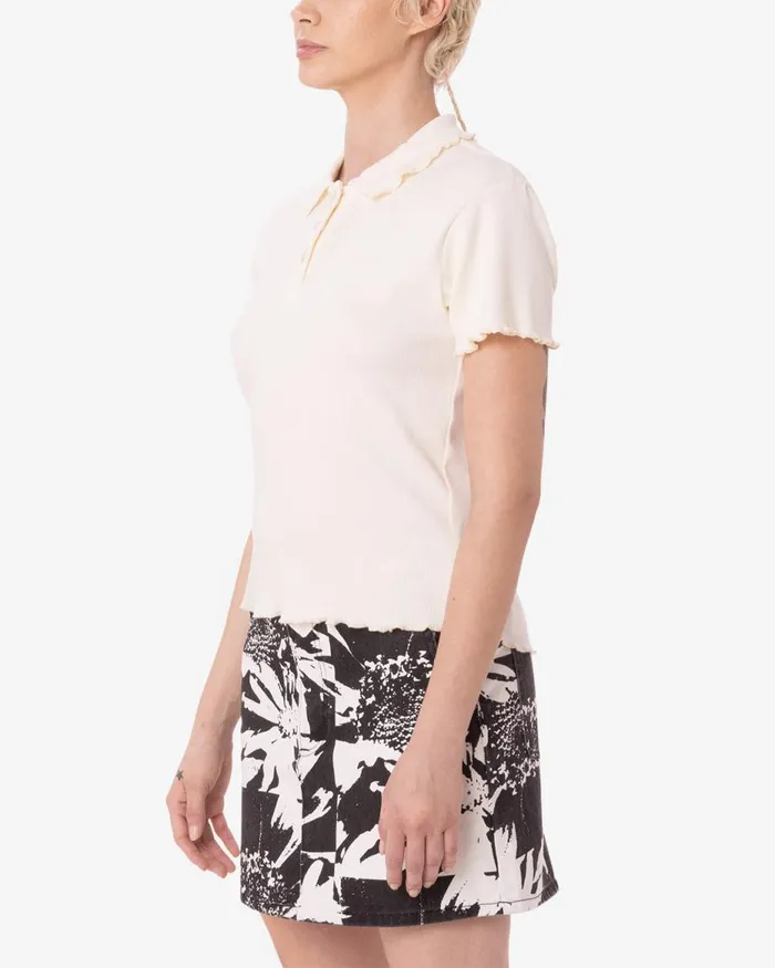 Women LOREN POLO Unbleached OBEY Clothing TOPS