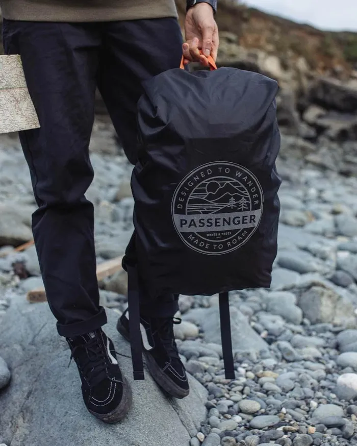 WomenMen Backpacks and Bags Passenger Recycled Waterproof Backpack Cover 1835L Black Black