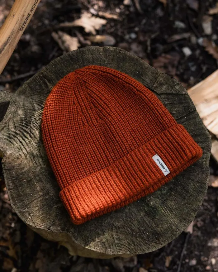 WomenMen Beanies Passenger Compass Recycled Beanie Rust Rust