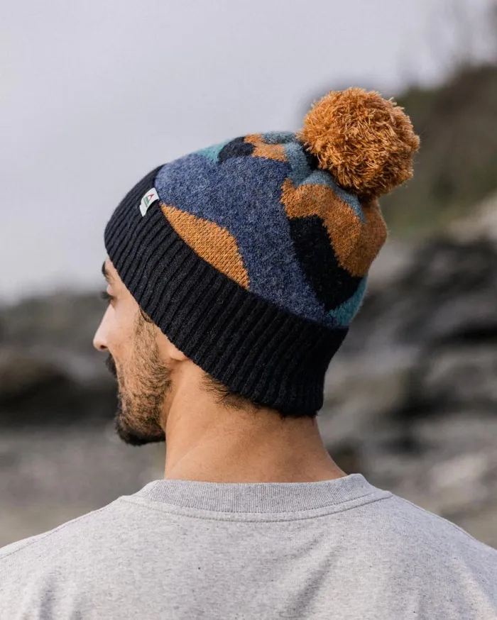 WomenMen Beanies Passenger Scenic Recycled Bobble Hat Scenic Navy Scenic Navy