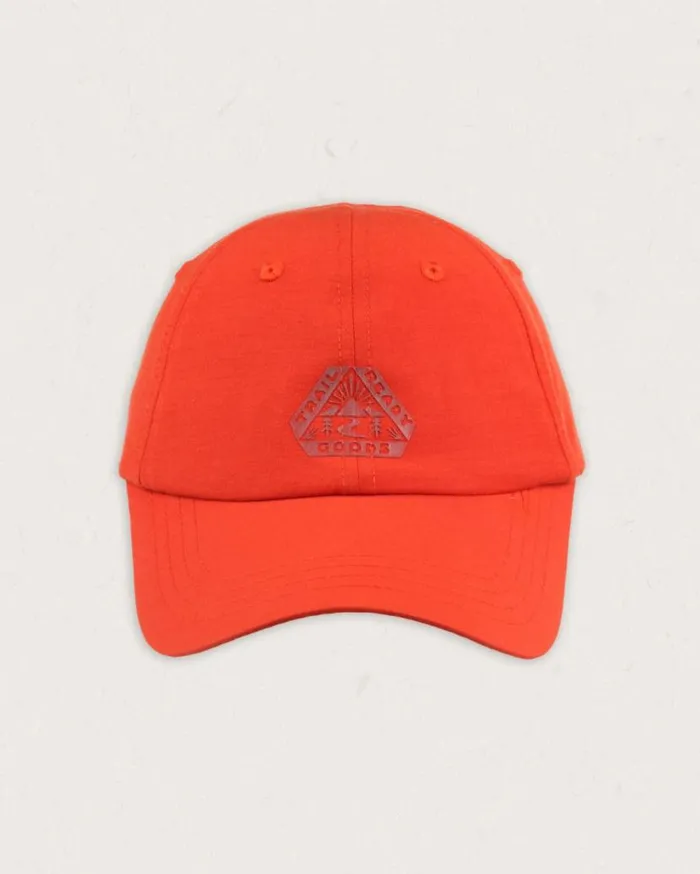 WomenMen Caps and Hats Passenger Active Organic 6 Panel Cap Warm Orange Warm Orange