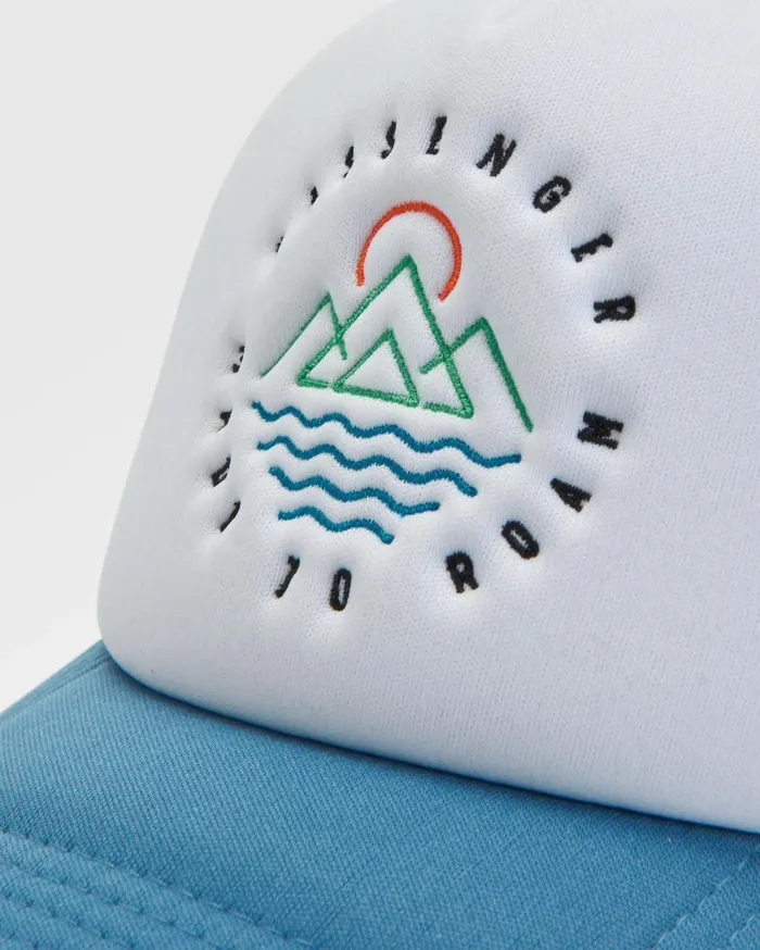 WomenMen Caps and Hats Passenger Escapism Snapback Trucker Cap BlackMoonlight Blue Blackmoonlight Blue