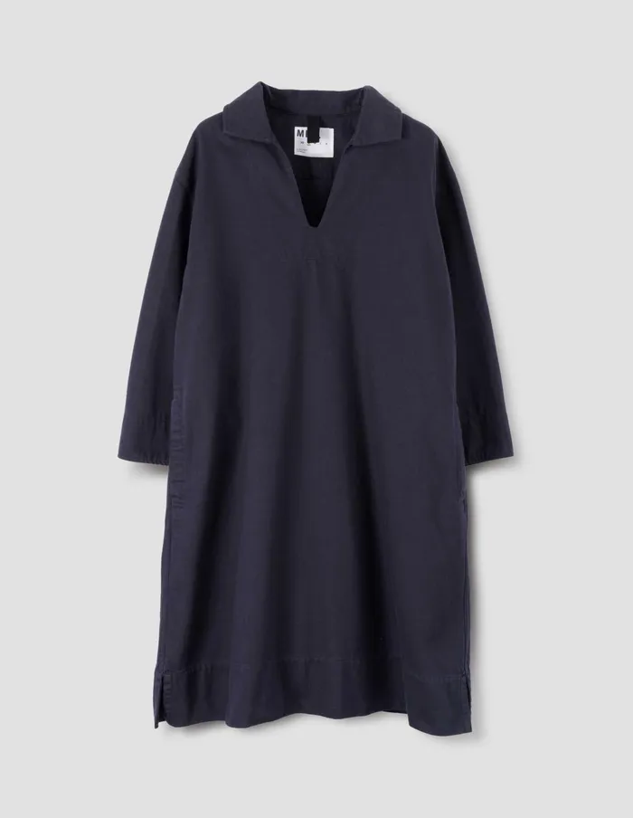 Women Mhl Patch Pocket Smock Dress Ink Margaret Howell Dresses