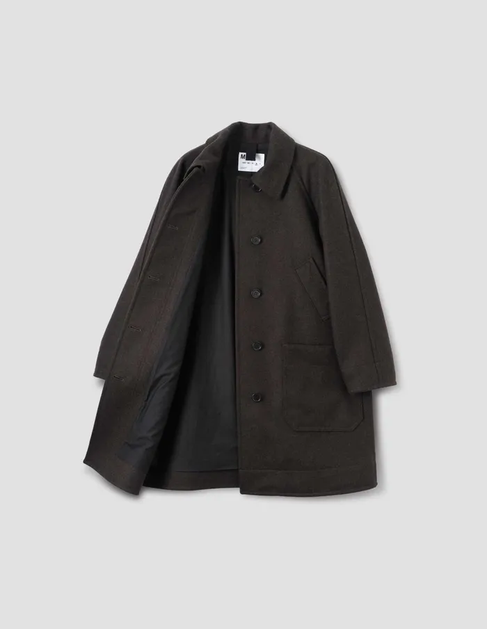 Women Mhl Raglan Overcoat Bark Margaret Howell Jackets and Coats