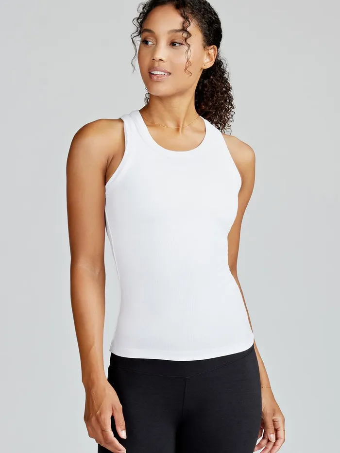 Women MicroLuxe Rib Tank Tasc Performance Lounge