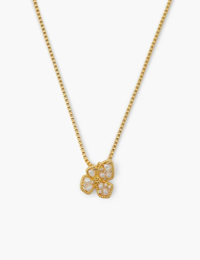 Women Necklaces Zimmermann Zimmermann Bloom Pendant Goldpearl