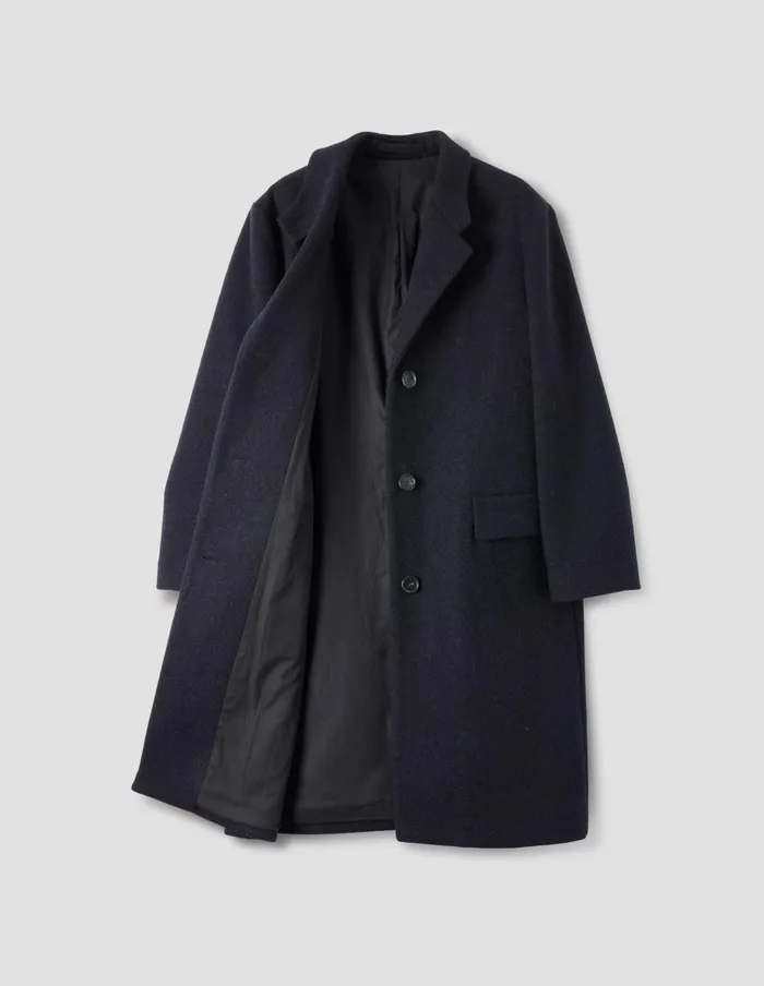 Women Overcoat Midnight Margaret Howell Jackets and Coats