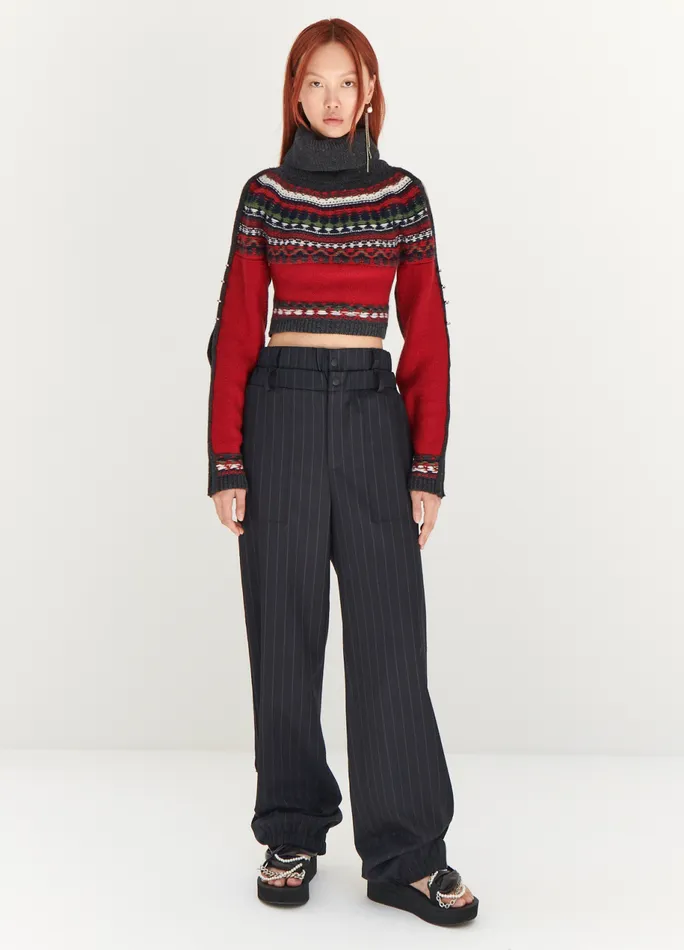 Women Pinstripe Jogger MONSE Bottoms