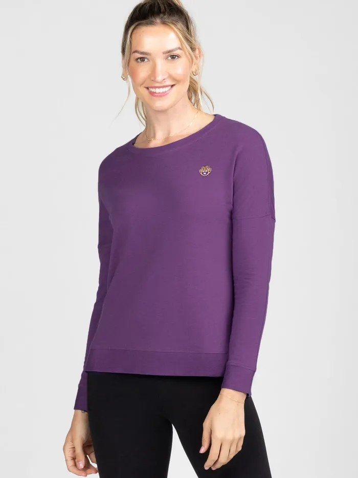 Women Riverwalk Sweatshirt 8211 LSU Tasc Performance Sweatshirts Hoodies