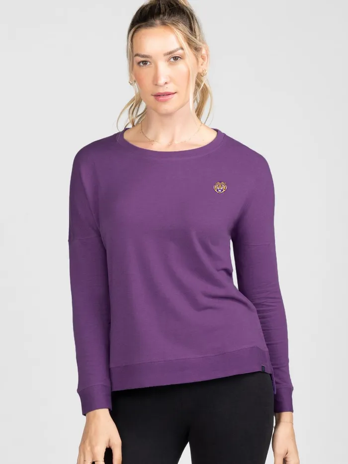 Women Riverwalk Sweatshirt 8211 LSU Tasc Performance Sweatshirts Hoodies