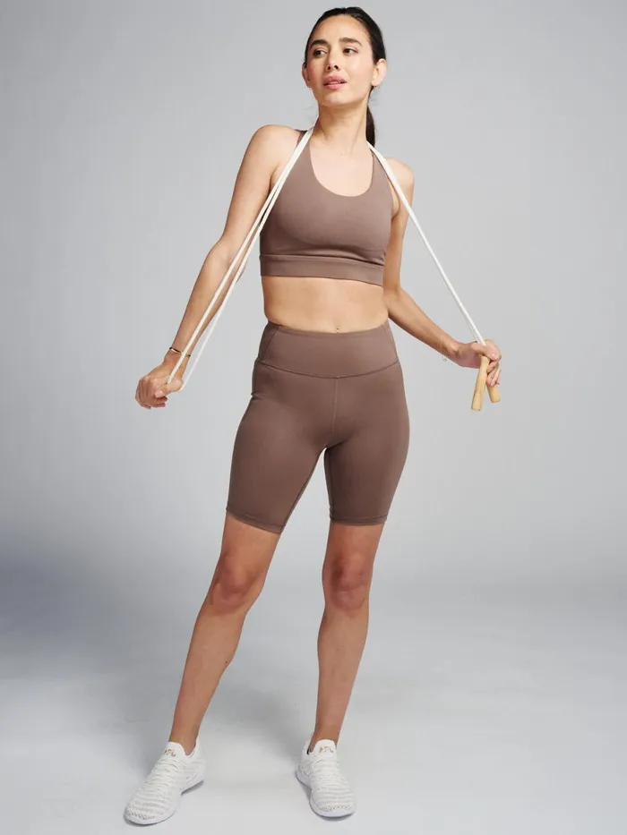 Women Sculptive Pocket Bike Short 8in Tasc Performance Running Training