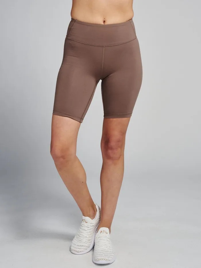 Women Sculptive Pocket Bike Short 8in Tasc Performance Running Training