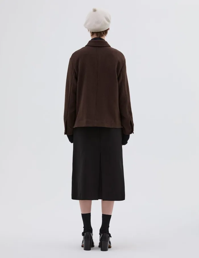 Women Shirt Jacket Brown Margaret Howell Jackets and Coats
