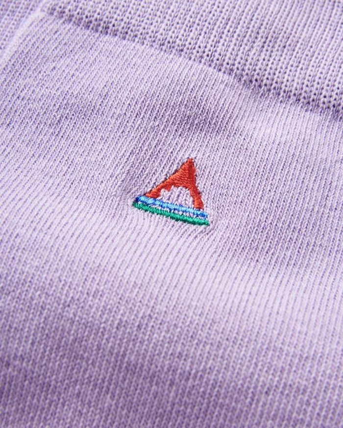 Women Socks Passenger Organic Crew Socks Dusty Lilac Dusty Lilac