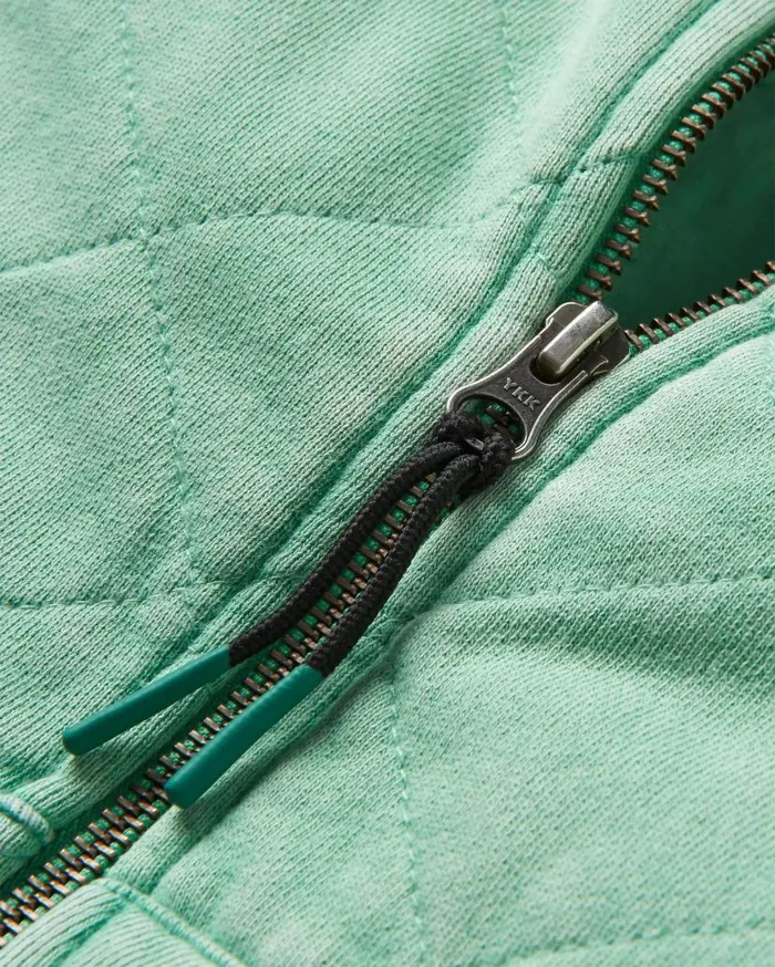 Women Tops Passenger Clementine Quilted ZipThrough Green Spruce Green Spruce