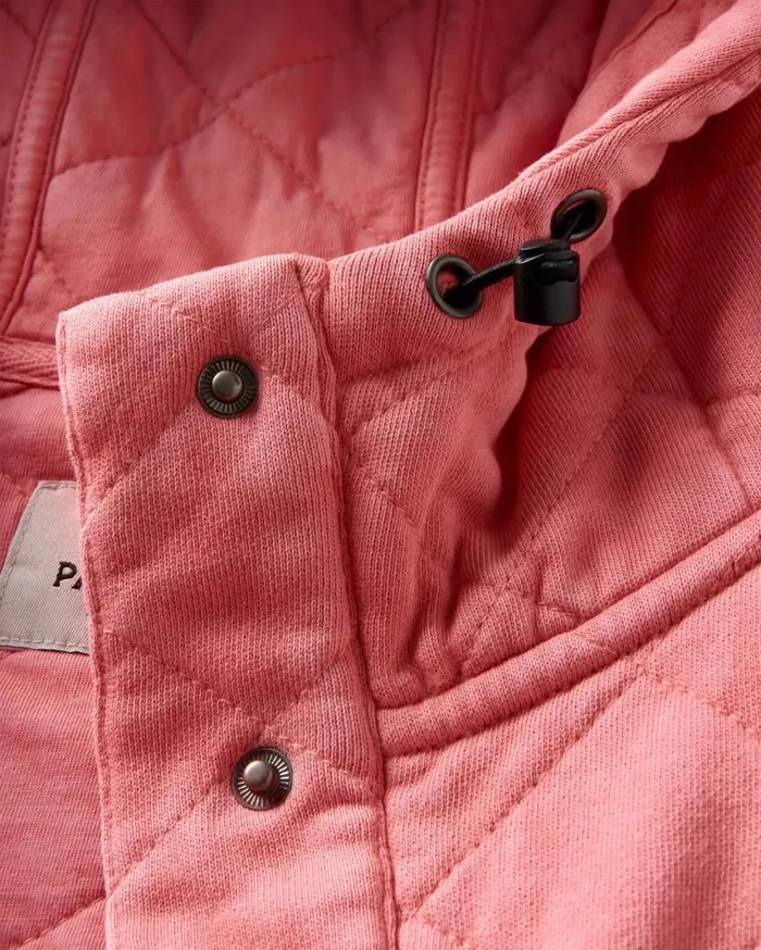 Women Tops Passenger Clementine Recycled Quilted Vest Shell Pink Shell Pink
