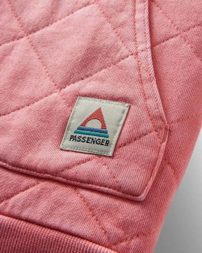 Women Tops Passenger Clementine Recycled Quilted Vest Shell Pink Shell Pink
