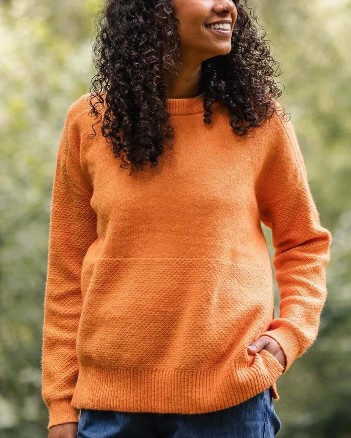 Women Tops Passenger Cove Recycled Knitted Jumper Apricot Apricot