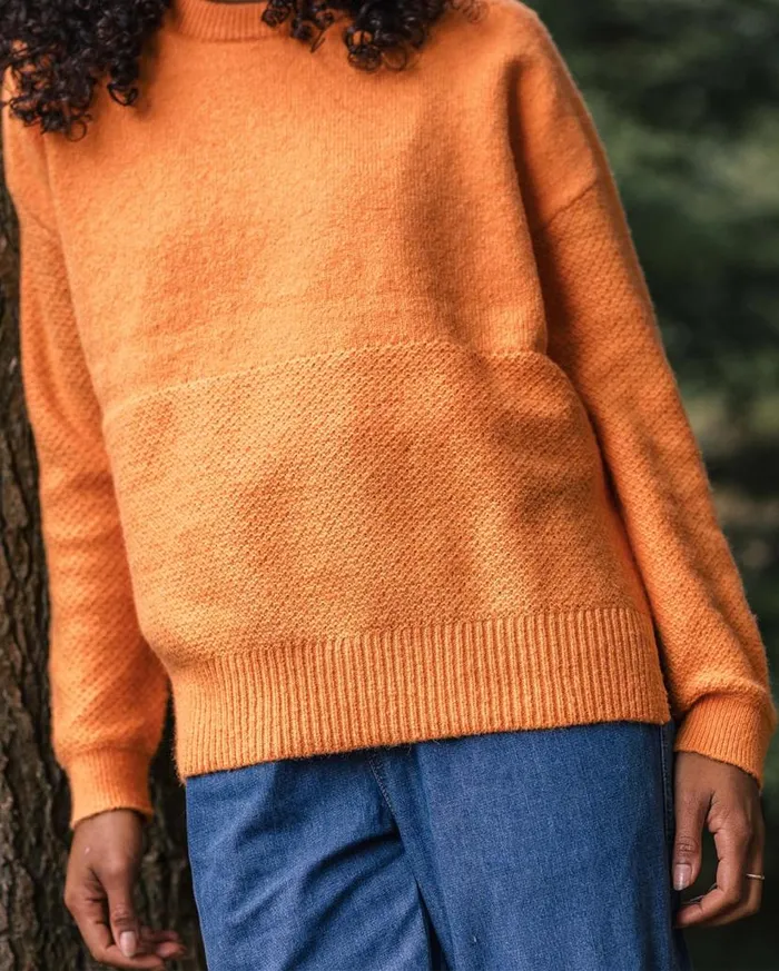 Women Tops Passenger Cove Recycled Knitted Jumper Apricot Apricot